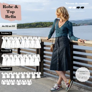 patron femme robe Bella - Super Bison